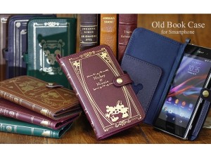 リトルマーメイド Old Book Case 手帳型スマホケース ディズニーキャラクターの手帳型スマホケースに新色登場！本革に