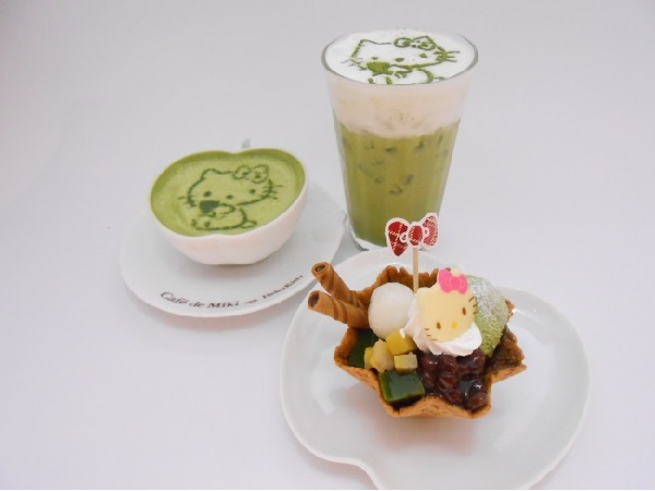 ダイバーシティ東京がお抹茶メニューに染まる ハローキティも大人っぽくお抹茶色のスイーツに変身 Straight Press ストレートプレス