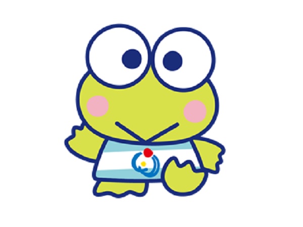 けろけろけろっぴ サンリオキャラクター プラスチック バスケット カゴ