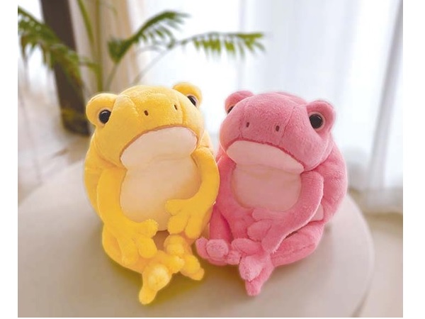 アンケートでカラーを決定！ロングセラーのカエルのぬいぐるみ「ボーノ
