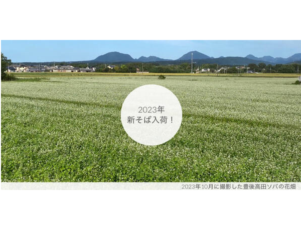 【福岡県古賀市】「お蕎麦カフェこんさい館」2023年の新そばが入荷＆年越しそばの予約受付を開始