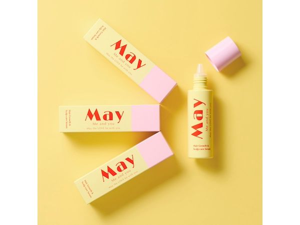 おしゃれに予防！新ブランド「May」からポジティブなデザインの頭皮ケアセラム登場