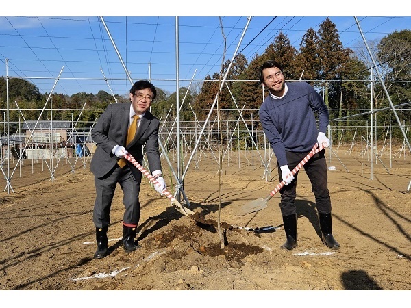 茨城県城里町×日本農業、なし・ももの圃場を開園。農業発展と地域の活性化を目指す