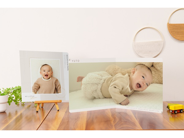 赤ちゃんの写真をほぼ等身大で残せる「Photo Growth」発売。スマホなどから簡単作成