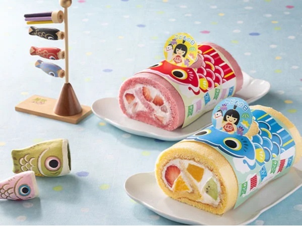 フロプレステージュに、“鯉のぼり”のフルーツロールケーキ＆うさちゃんケーキ登場！