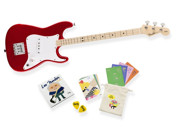 キッズサイズの3弦エレキギター「Fender x Loog Stratocaster」に、新色が登場！