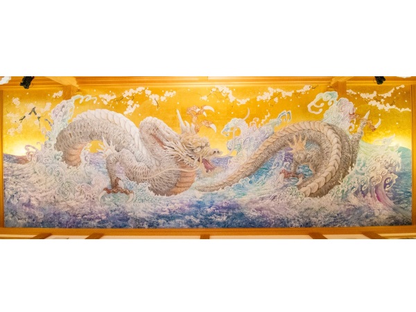【千葉県市川市】妙正寺で“白龍と桜”が描かれた幅約8メートルの天井画限定公開、夏祭りも開催！