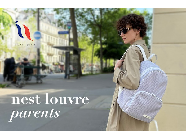 「q bag paris」からパパもママも使いやすいオシャレで機能的なペアレンツバッグが誕生