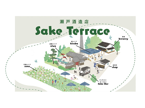 【神奈川県足柄上郡】「瀬戸酒造店」酒蔵全体を出入り自由な角打ちエリアとして「SakeTerrace」がスタート