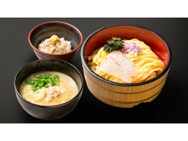 真鯛の美味しさを堪能できる季節限定のつけ麺が「三ツ矢堂製麺」から登場！