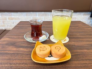 柴犬饅頭♡お茶の時間セット 東京都杉並区】昭和レトロな“柴犬印”のまんじゅうを楽しめる