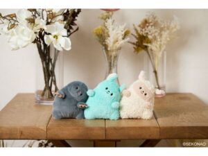 ぬいぐるみ作家 首をかしげて“ちらり”と覗くような姿が愛くるしい「ちらりズ