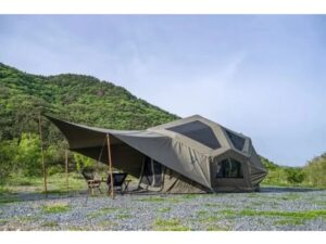 coodyが広々空間の新型エアテント「BESTONA」を先行販売！空気を入れる