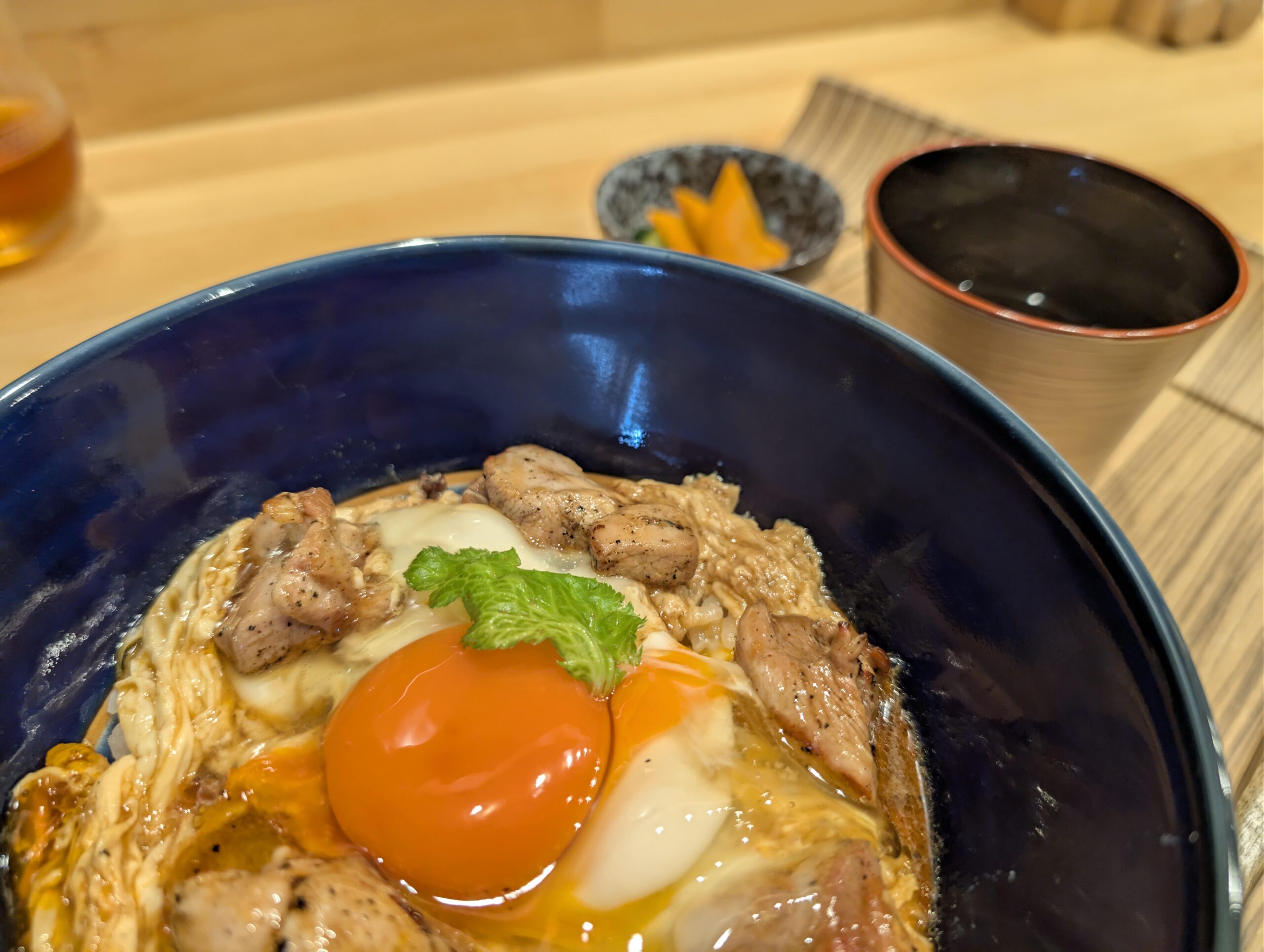 親子丼は飲み物でした。