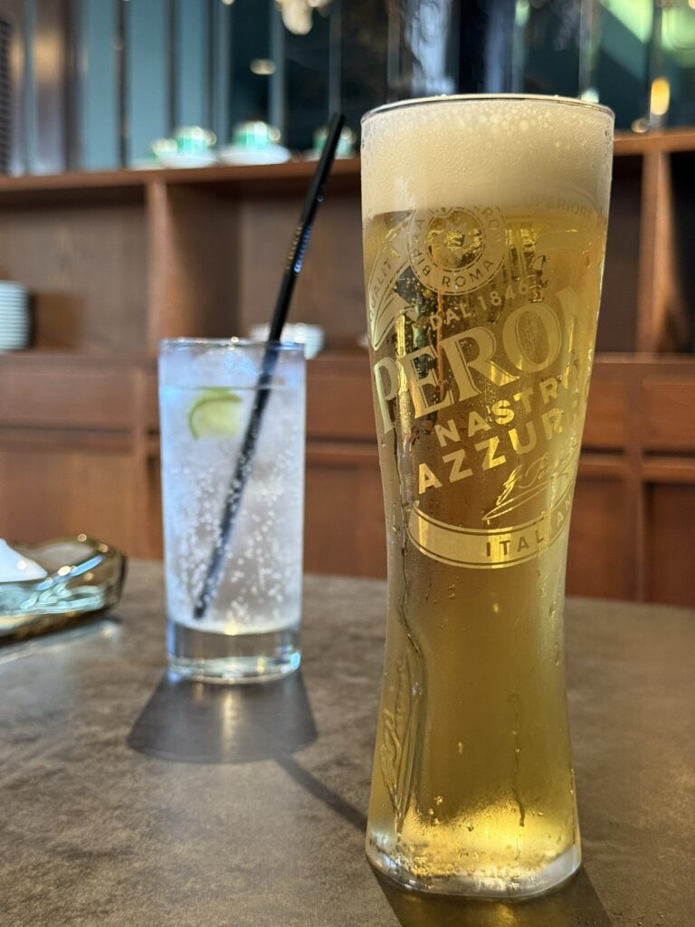 Trattoria ALBERI(トラットリア アルベリ)ビールの写真。