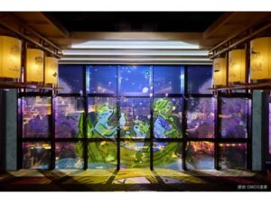東京都台東区】OMO3浅草にて、夜景を彩る窓プロジェクションマッピング