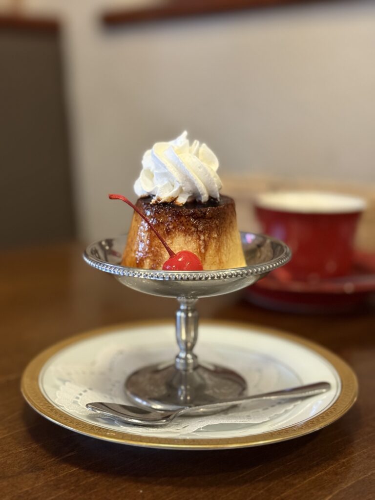 自家製濃厚レトロプリン写真