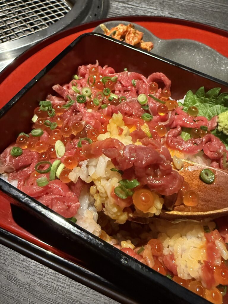 こぼれイクラユッケ重寄りの写真