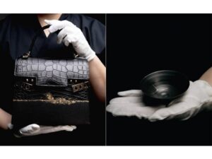 Paul Delvaux、LE REVE、海外版超希少レゾネ、新品額付 レザーグッズメゾン「DELVAUX」×金沢の金箔！箔一がバッグに金箔を施し